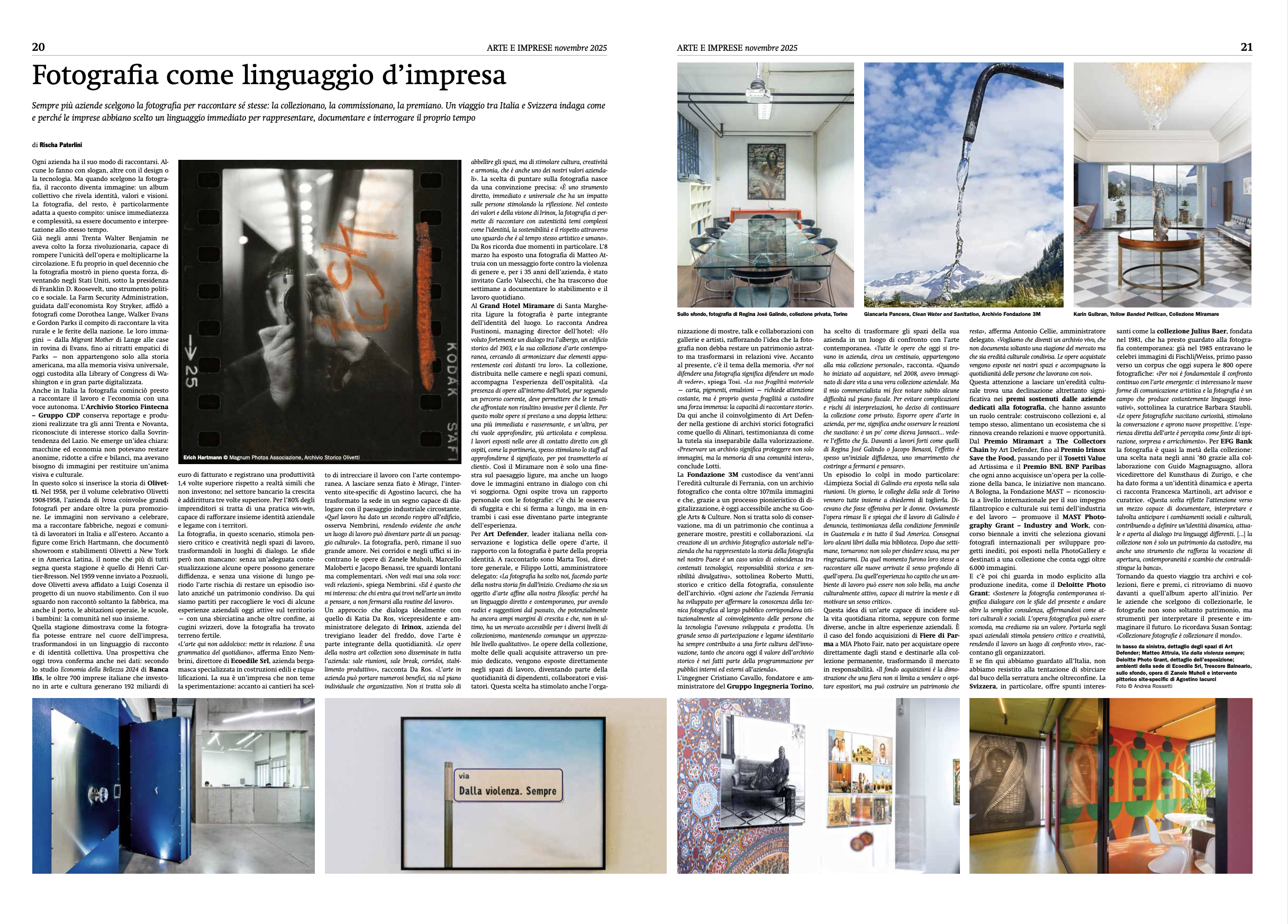 Fotografia come linguaggio d’impresa