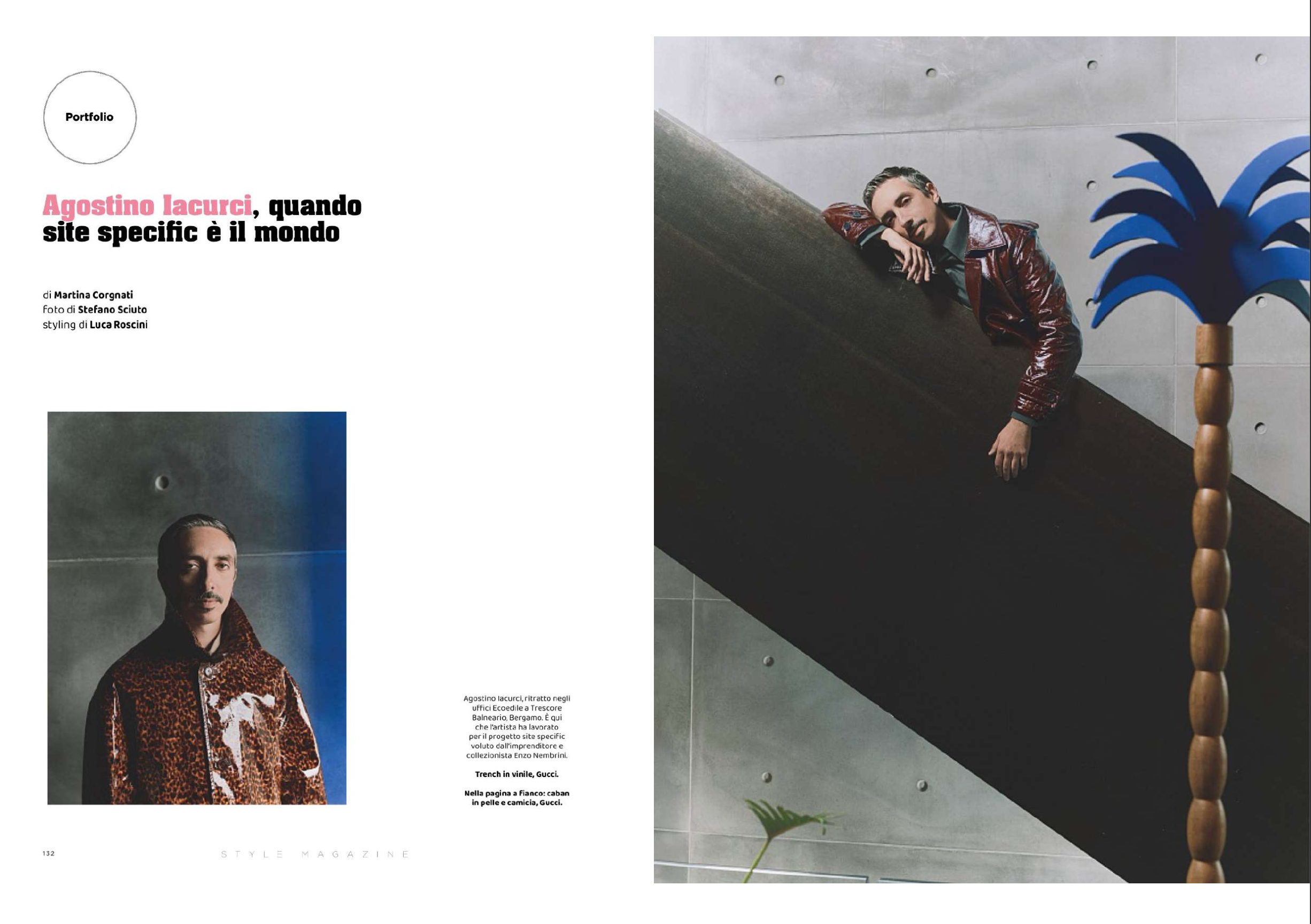 Agostino lacurci, quando site specific è il mondo